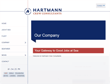 Tablet Screenshot of hartmann-crew.pl